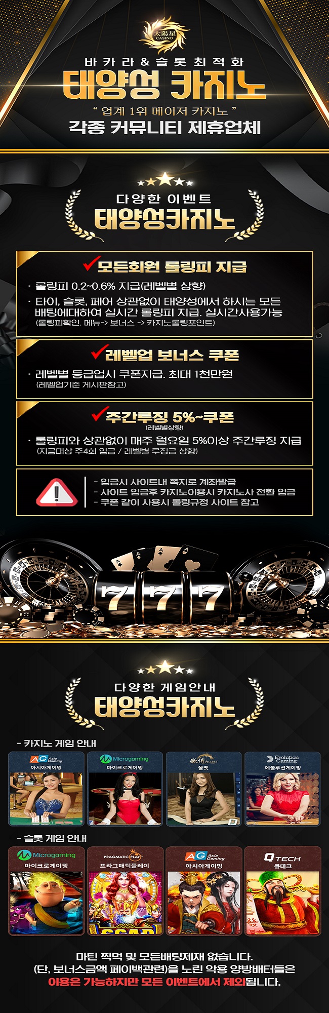 카지노사이트 태양성카지노 카지노사이트가이드